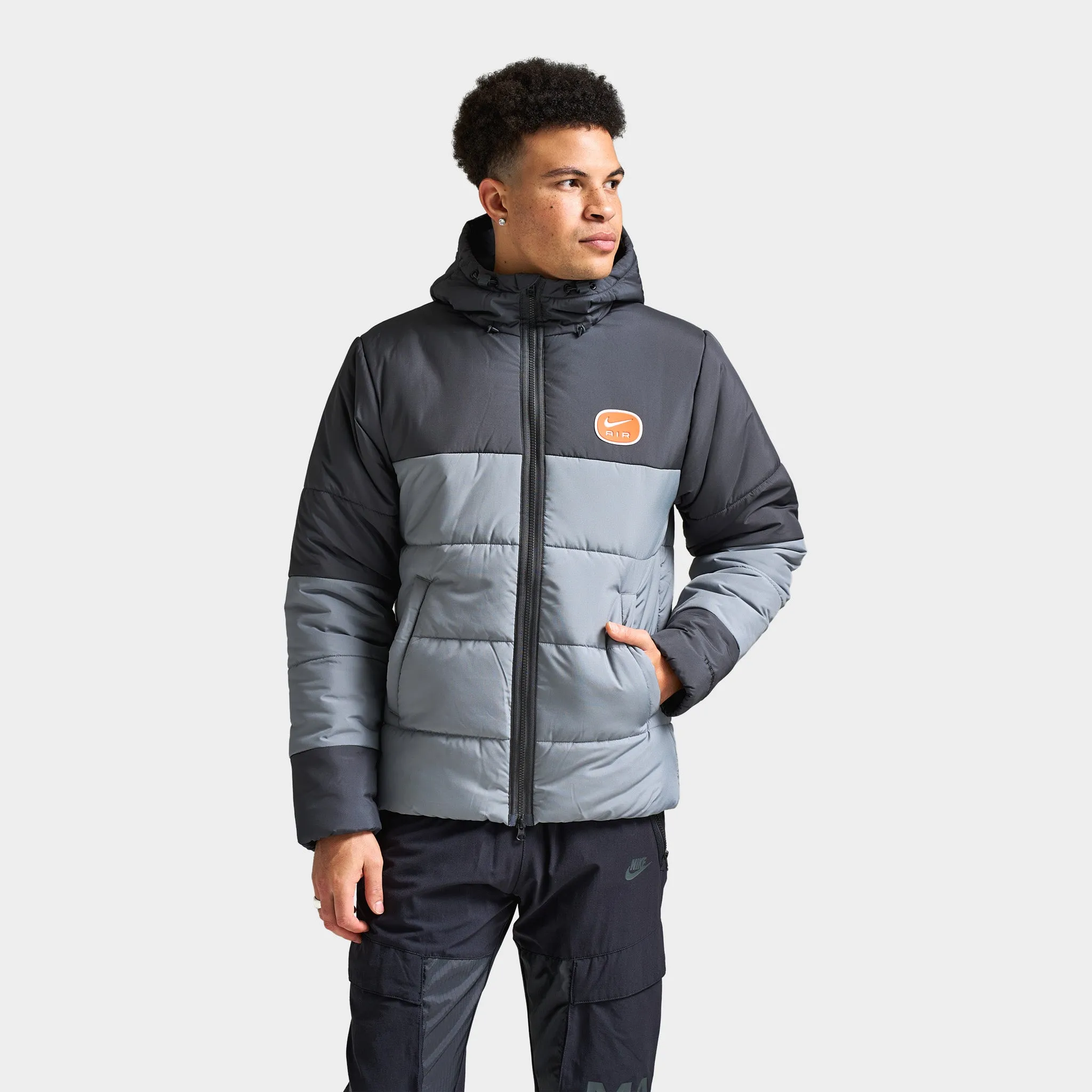 Nike Air Synthetic-Fill Jacket Anthracite / Cool Grey - White