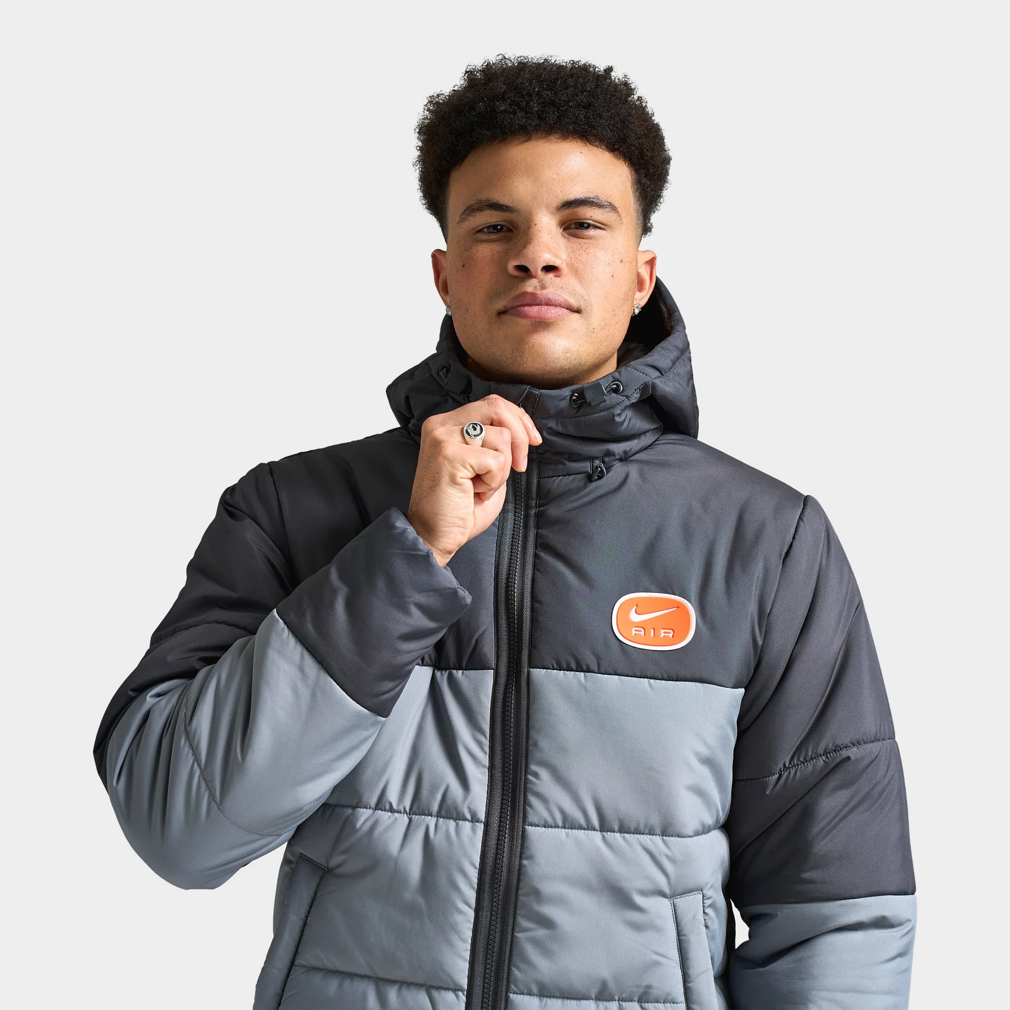 Nike Air Synthetic-Fill Jacket Anthracite / Cool Grey - White