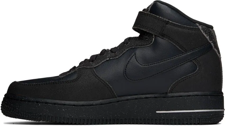 Nike Black Air Force 1 Mid '07 Sneakers