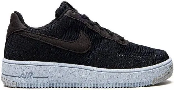 Nike Kids Air Force 1 Crater Flyknit sneakers Black