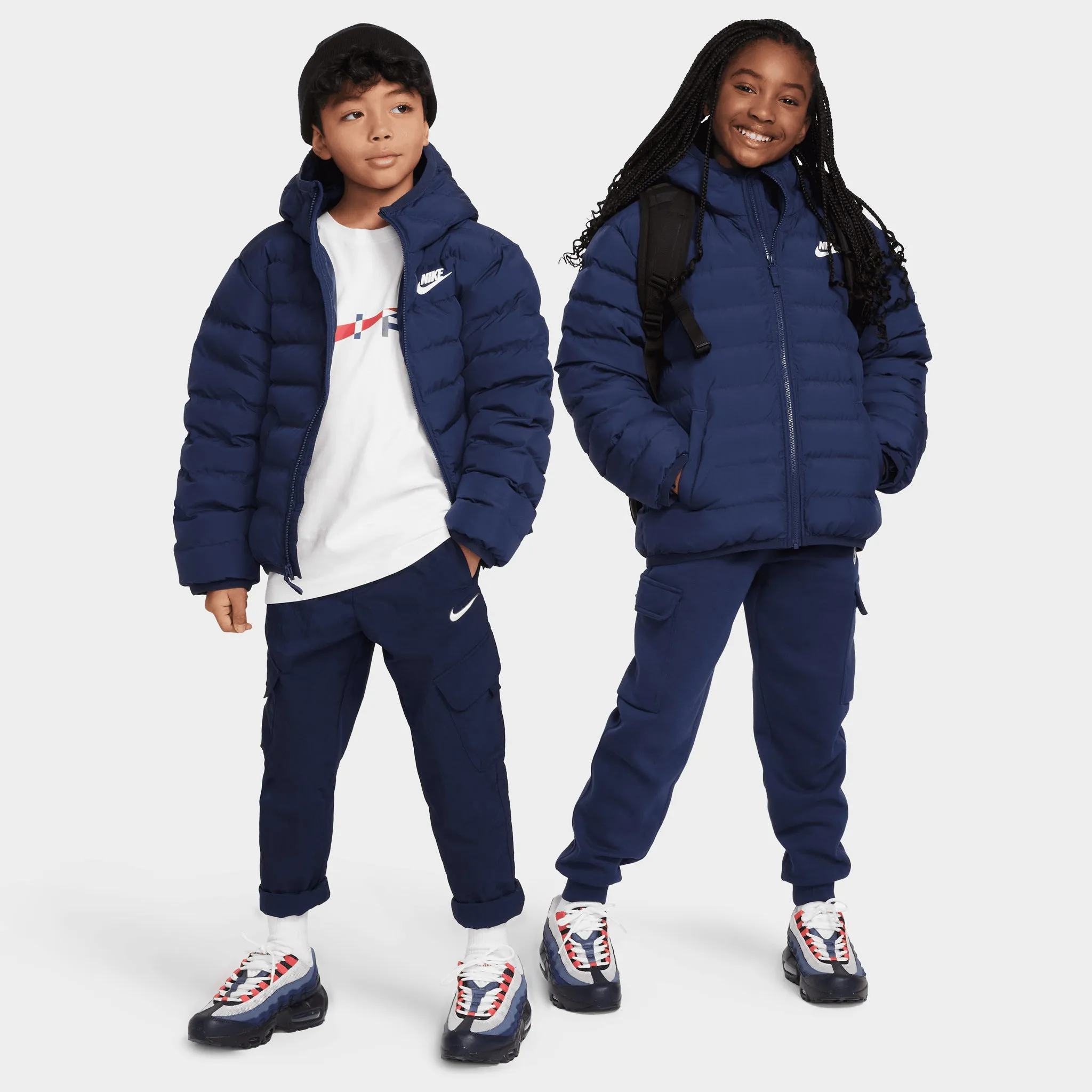 Nike Sportswear Juniors' Synthetic Fill Jacket / Midnight Navy