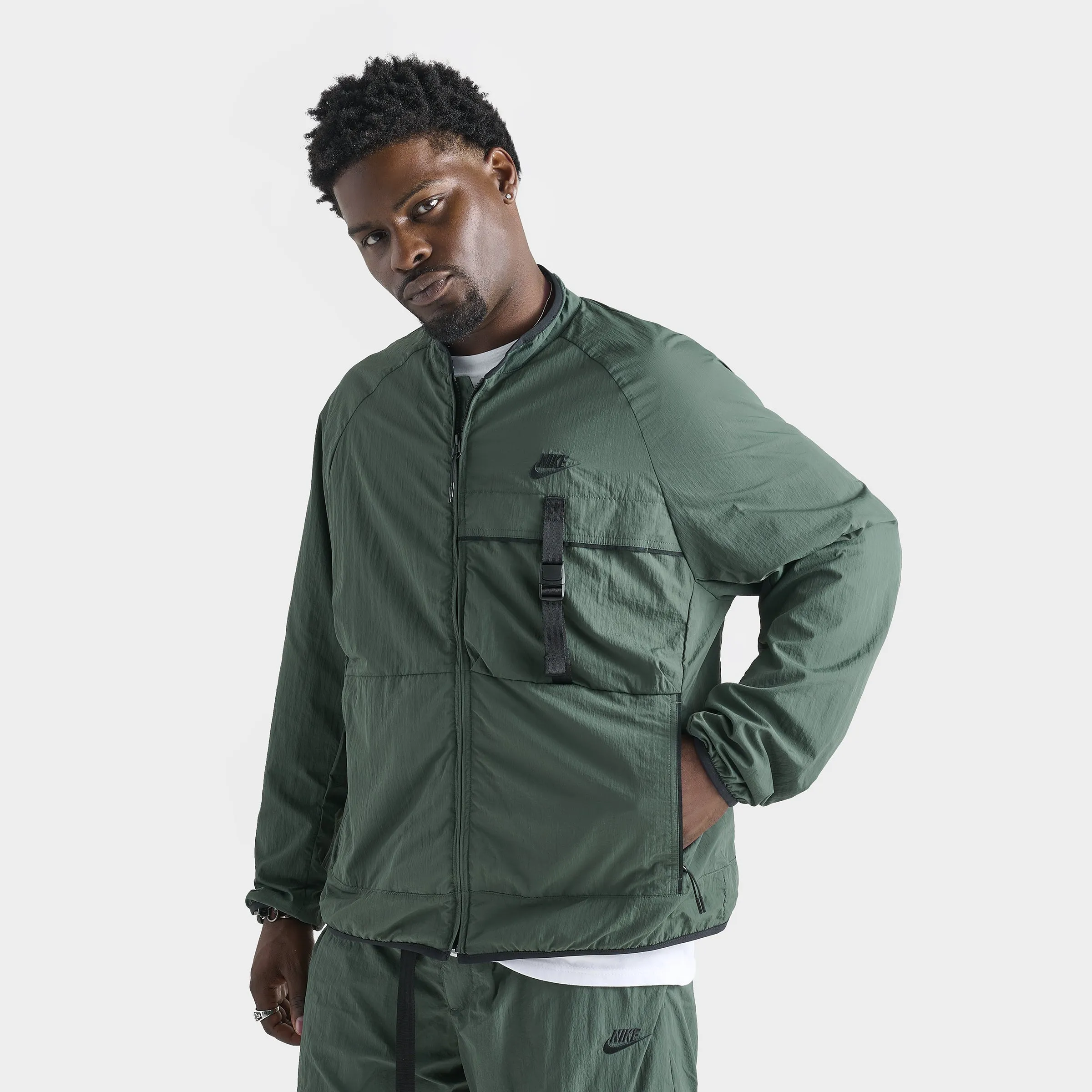 Nike Sportswear Tech Woven Jacket Vintage Green / Black