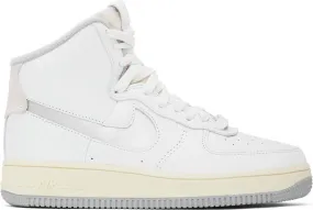 Nike White Strapless Air Force 1 Sculpt High Sneakers