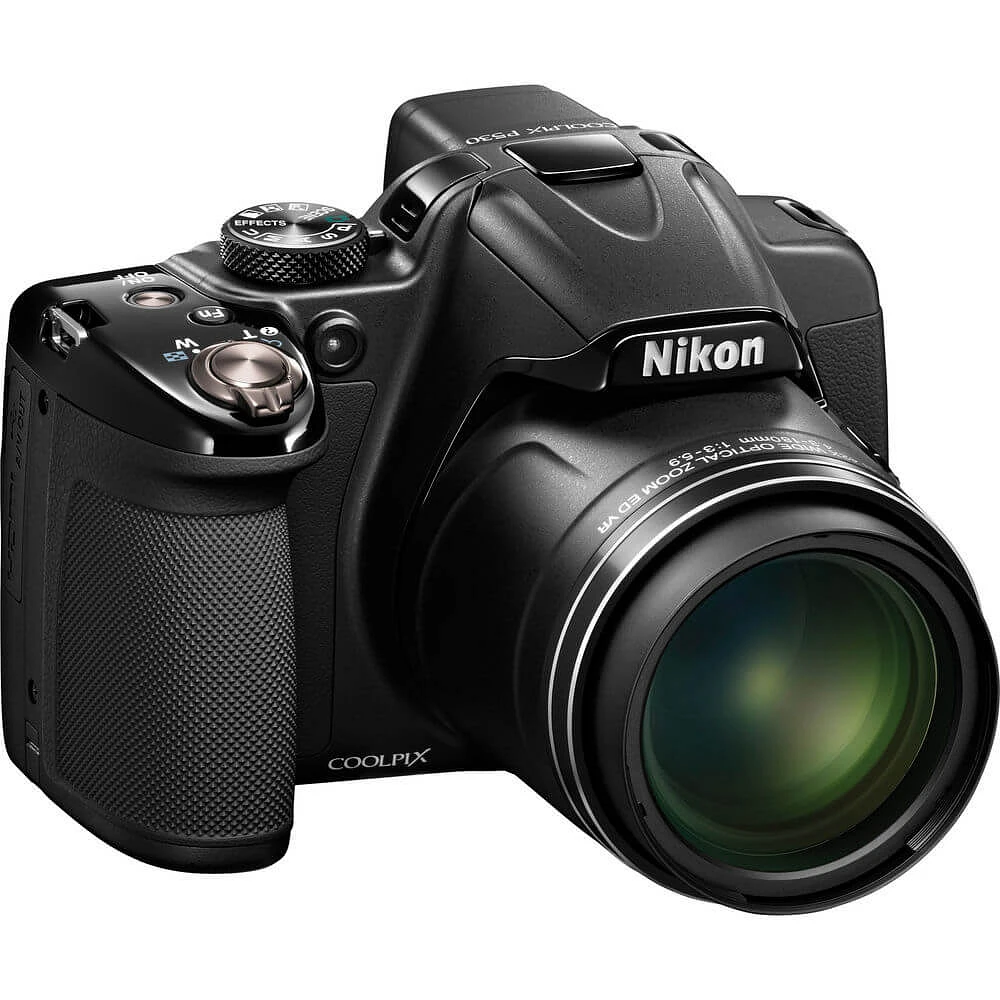 Nikon P530 COOLPIX P530 16 MegaPixel, 42x Optical Zoom, Digital Camera - OPEN BOX P530BK | Electronic Express