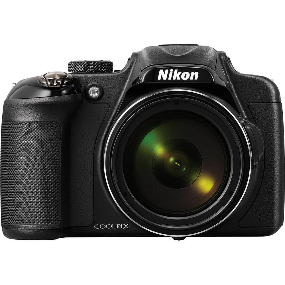 Nikon P600BK COOLPIX P600 16MP 60x Zoom Black Digital Camera - OPEN BOX | Electronic Express