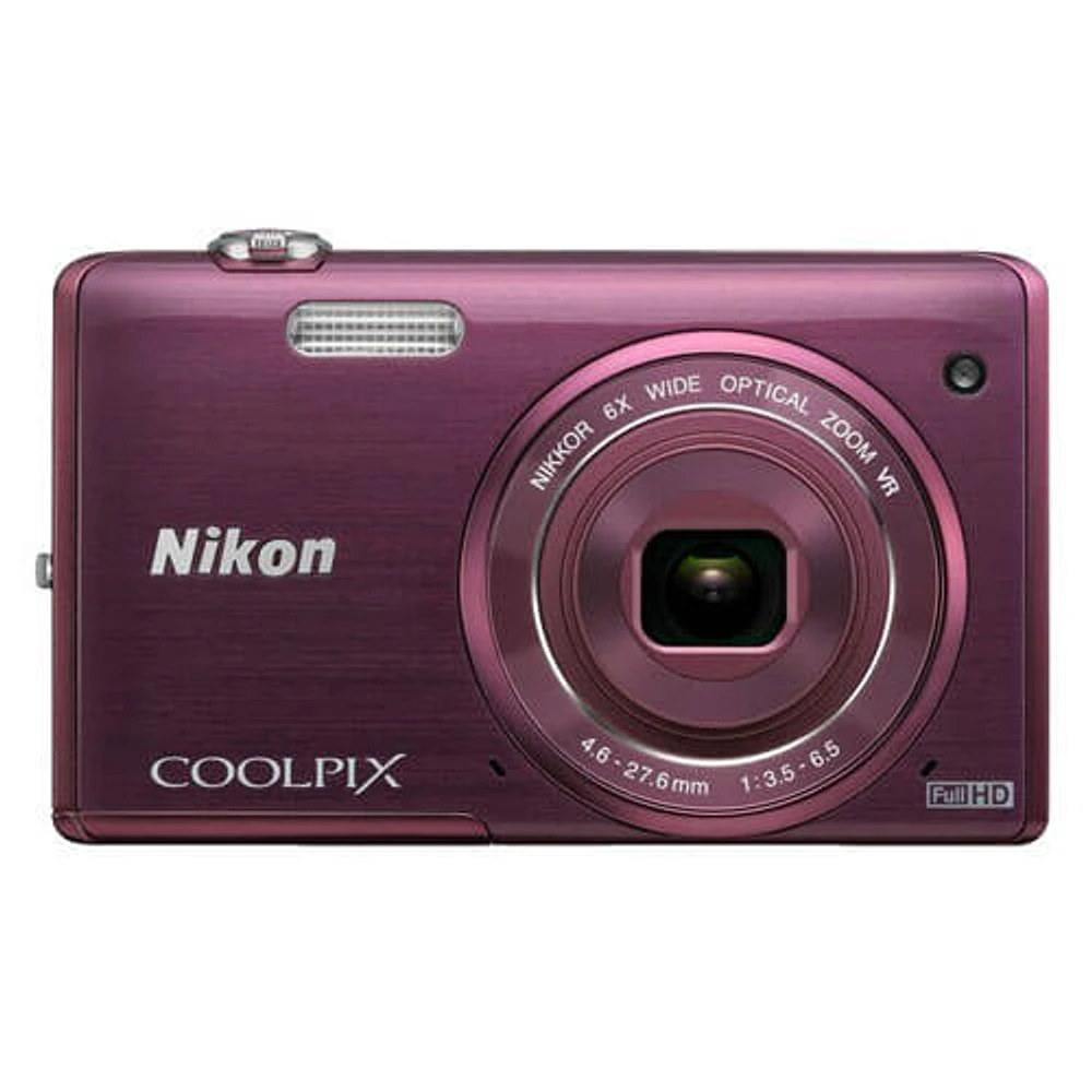 Nikon S5200PP COOLPIX 16 Megapixel Digital Camera - OPEN BOX | Electronic Express