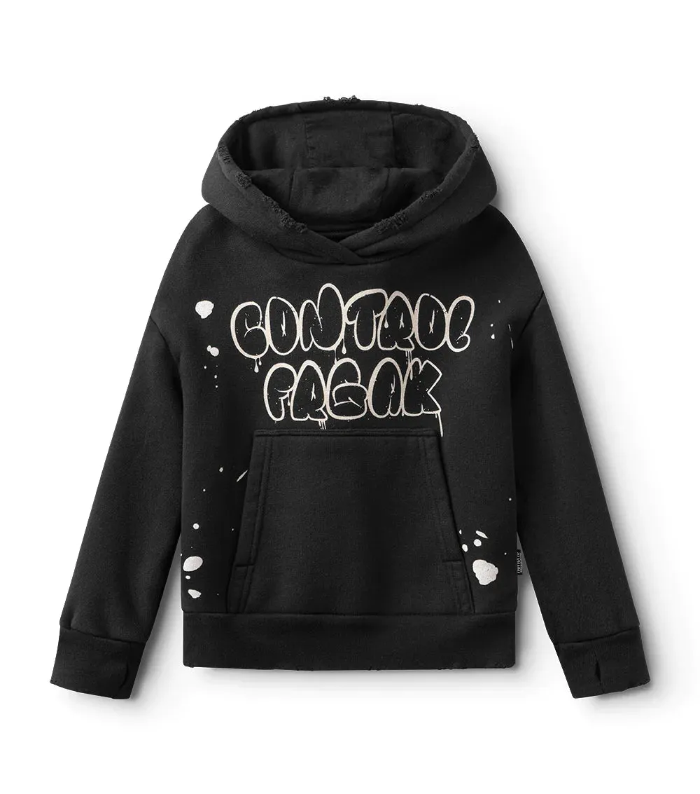 Nununu Bubbly Control Freak Hoodie Heavy | Black