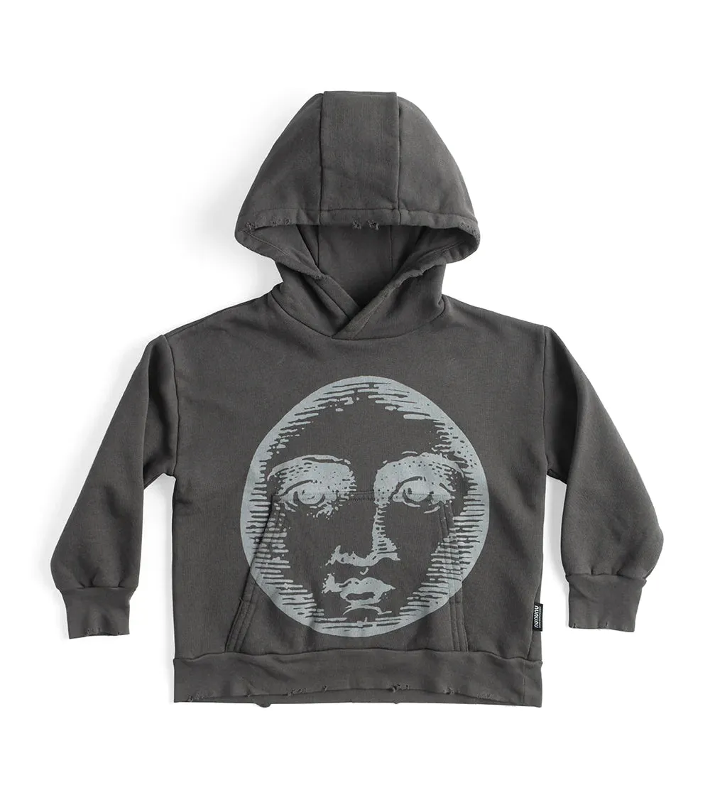 Nununu Moon Inked Hoodie | Graphite