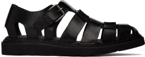 Officine Creative Black Lyndon 002 Sandals