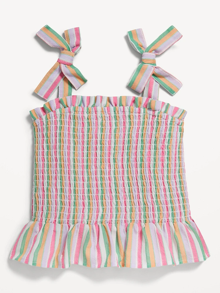 Old Navy Sleeveless Smocked Top for Toddler Girls