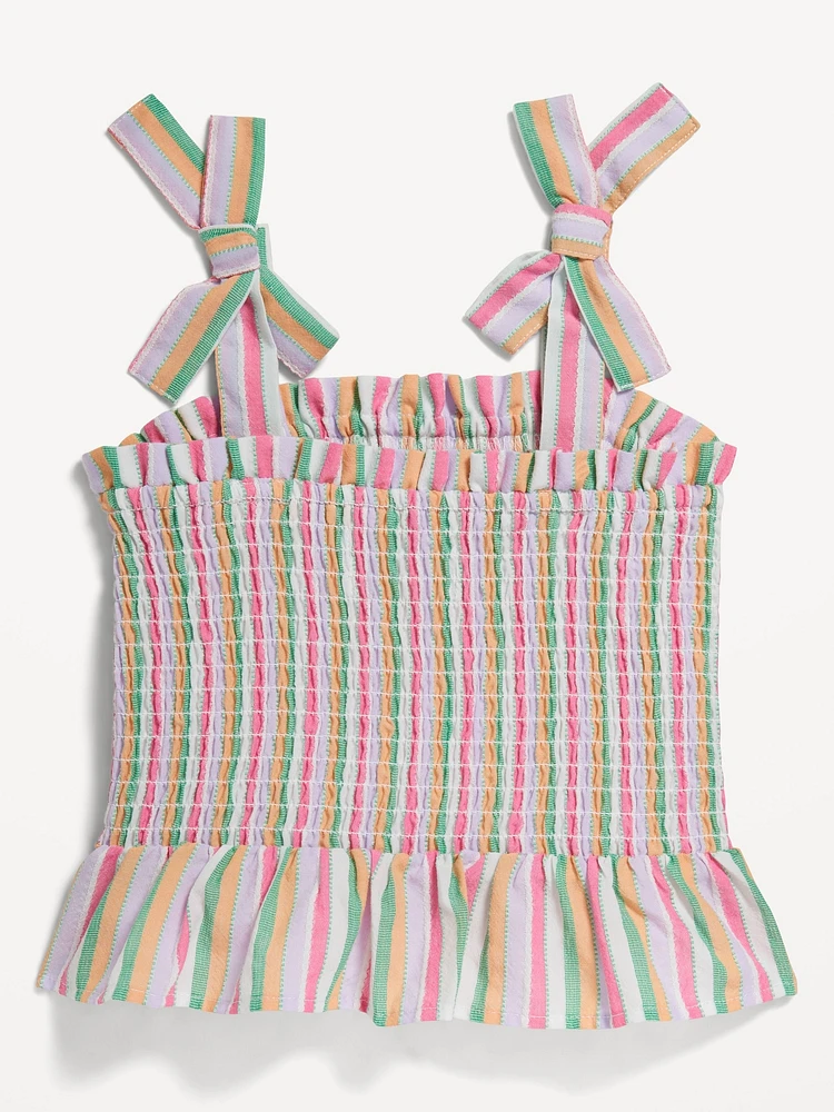 Old Navy Sleeveless Smocked Top for Toddler Girls