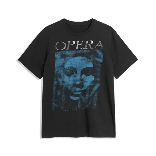 Opera Skateboards Shirt Mask Vintage Black