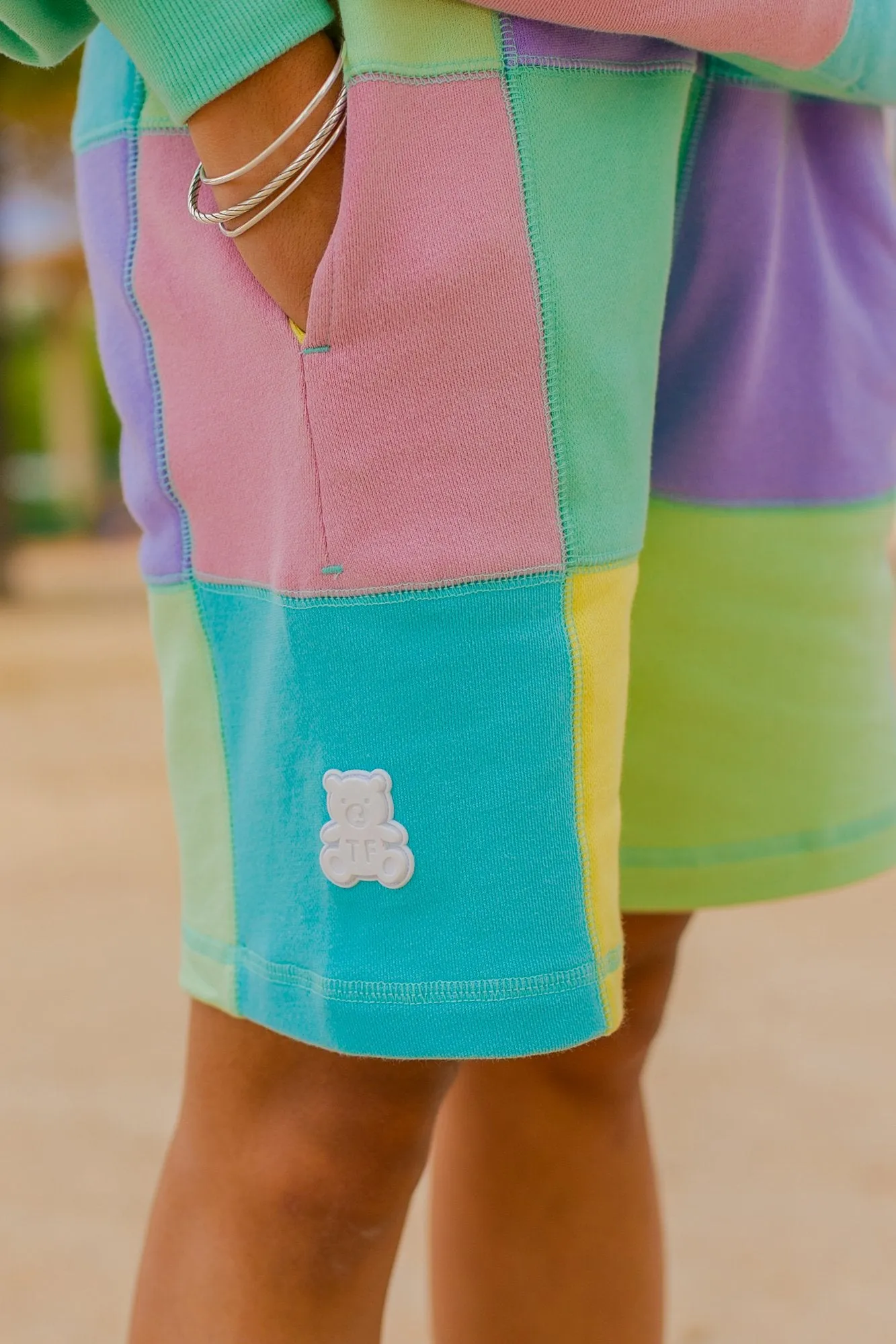 Patchwork Shorts