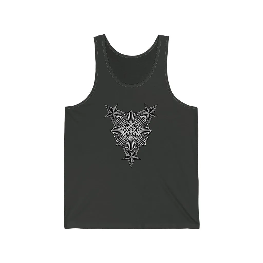 Philippines Sun Tribal Tank Top Unisex Jersey Tank