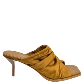 Phillip Lim Georgiana Ruched Mules in Olive