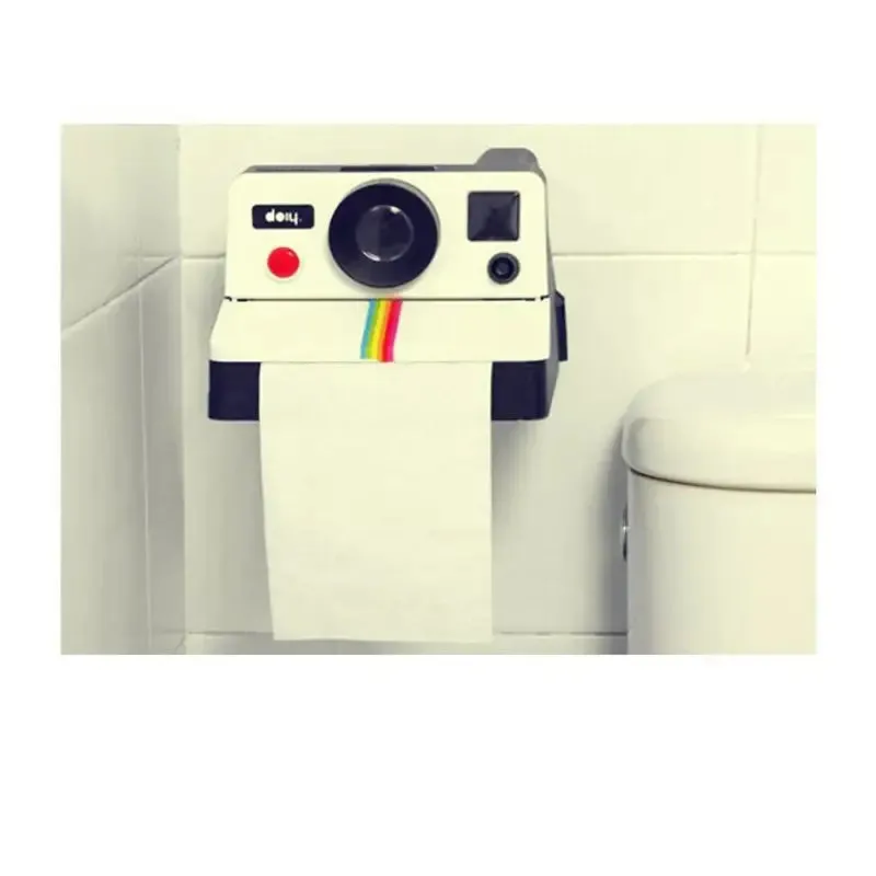 Polaroid Camera Toilet Paper Holder