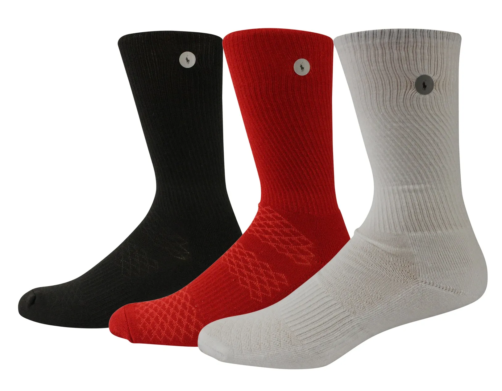 Polo Ralph Lauren 3-Pack Athletic Relector Polo Crew Sock