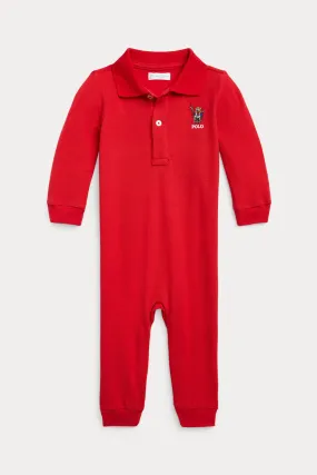 Polo Ralph Lauren Kids 12-18 Aylk Erkek Bebek Polo Bear Tulum