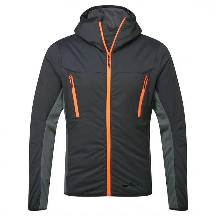 Portwest EV470 EV4 Insulated Stretch Hybrid Jacket (Metal Grey)