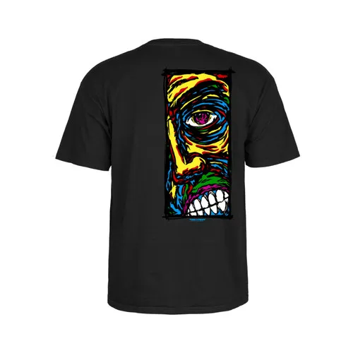 Powell Peralta Skateboards Shirt Lance Conklin Face Black