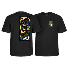 Powell Peralta Skateboards Shirt Lance Conklin Face Black