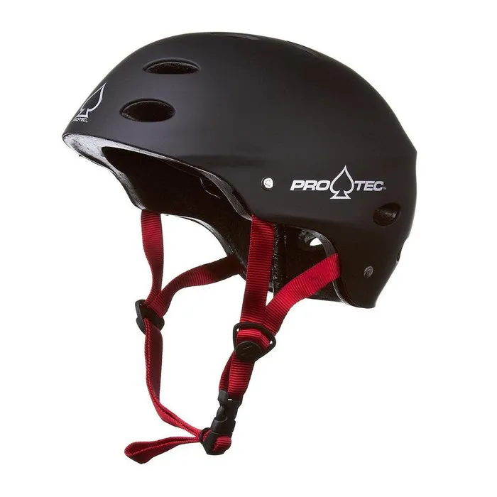 Pro-Tec Ace Skateboard Helmet SXP - Matte Rubber Black - Skateboard Helmet