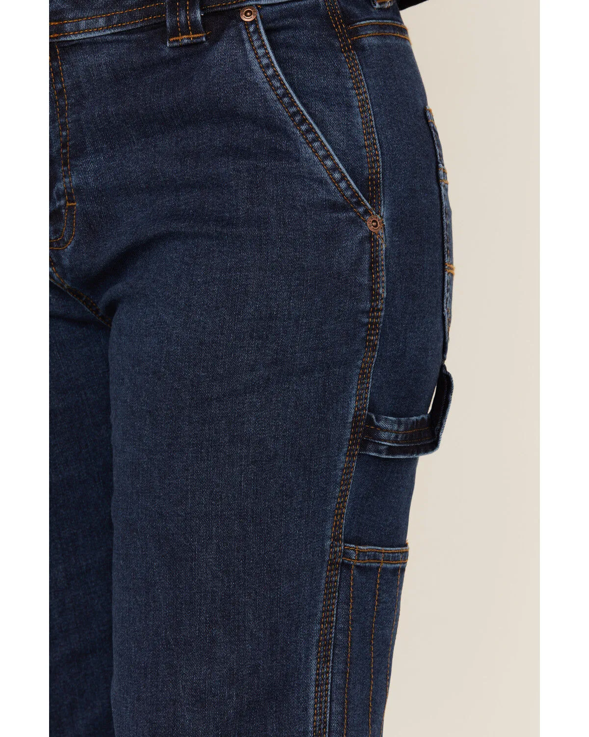 Product Name:  Dickies Women's Relaxed Fit Carpenter Straight Denim Jeans