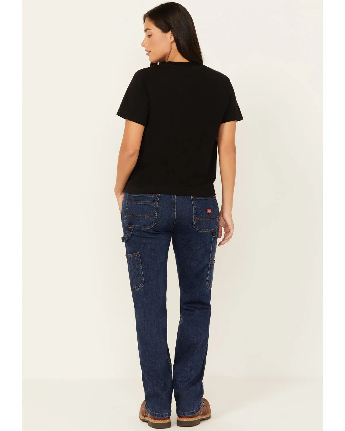 Product Name:  Dickies Women's Relaxed Fit Carpenter Straight Denim Jeans