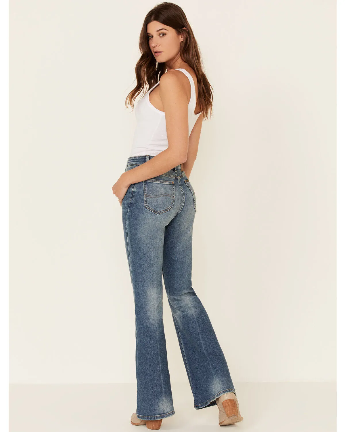 Product Name:  Lee Women's Wisteria Flare Leg Jeans