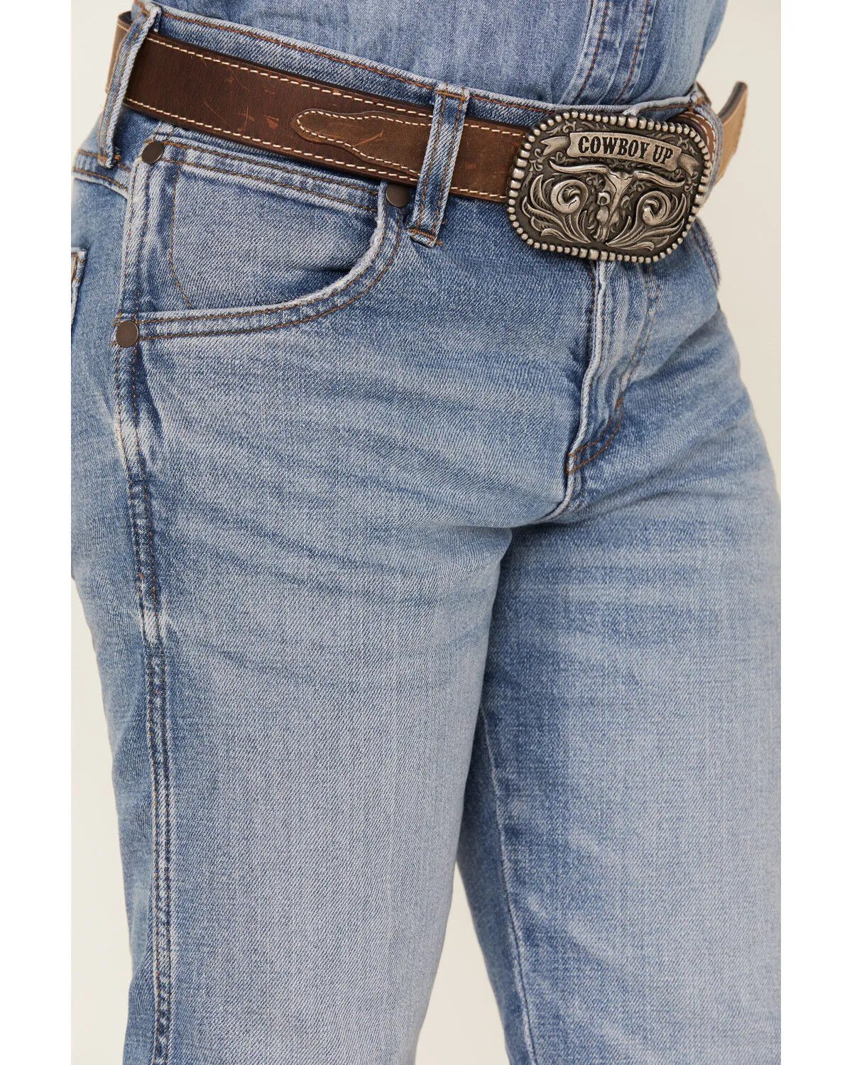 Product Name:  Wrangler Boys' Regular Medium Wash Slim Straight Jeans