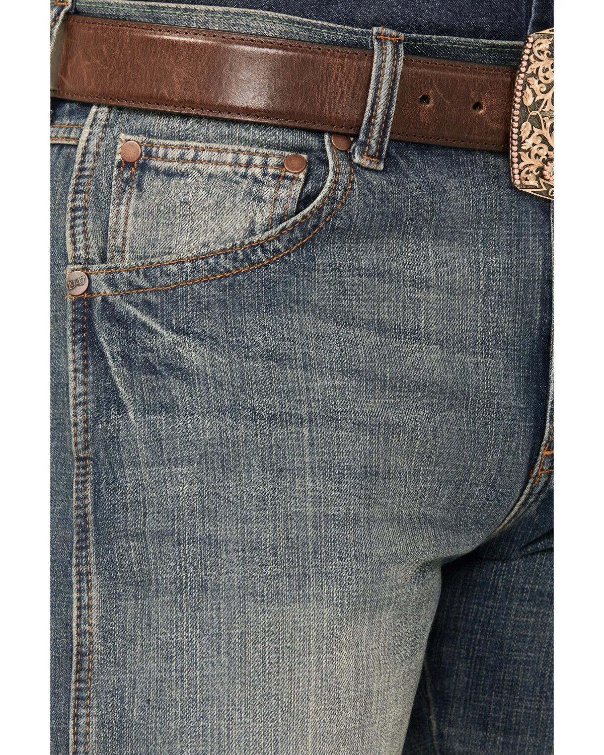 Product Name:  Wrangler Retro Men's Dark Knight Wash Slim Straight Jeans