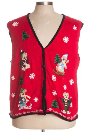 Red Ugly Christmas Vest 35816