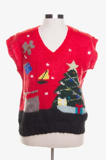 Red Ugly Christmas Vest 42451