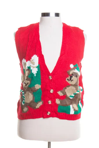 Red Ugly Christmas Vest 44665