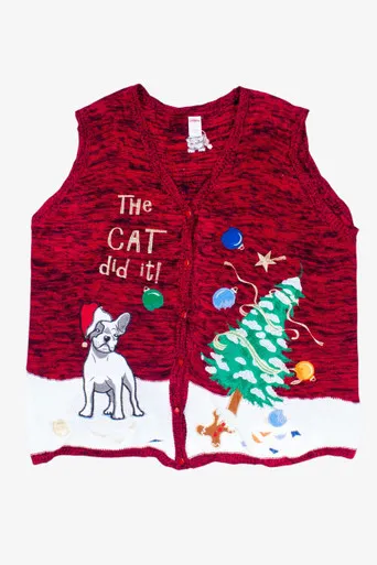 Red Ugly Christmas Vest 54736