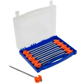 Regatta 20 Pack Extra Strong 8 Inch Rock Tent Pegs With Case