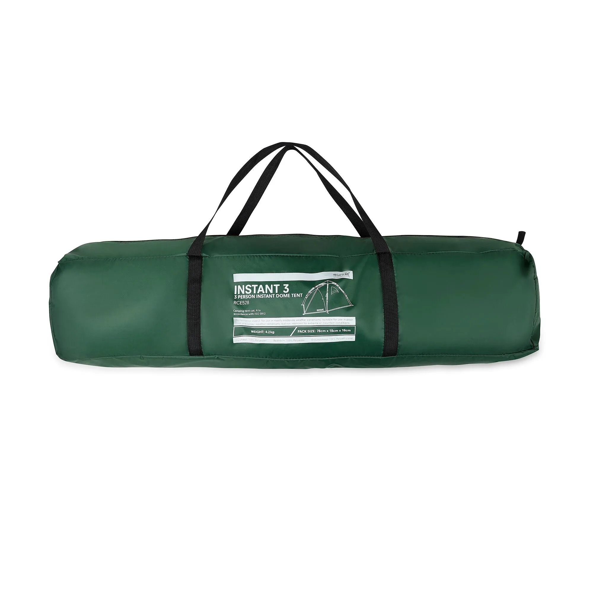 Regatta Instant 3-Man Waterproof Tent - Green