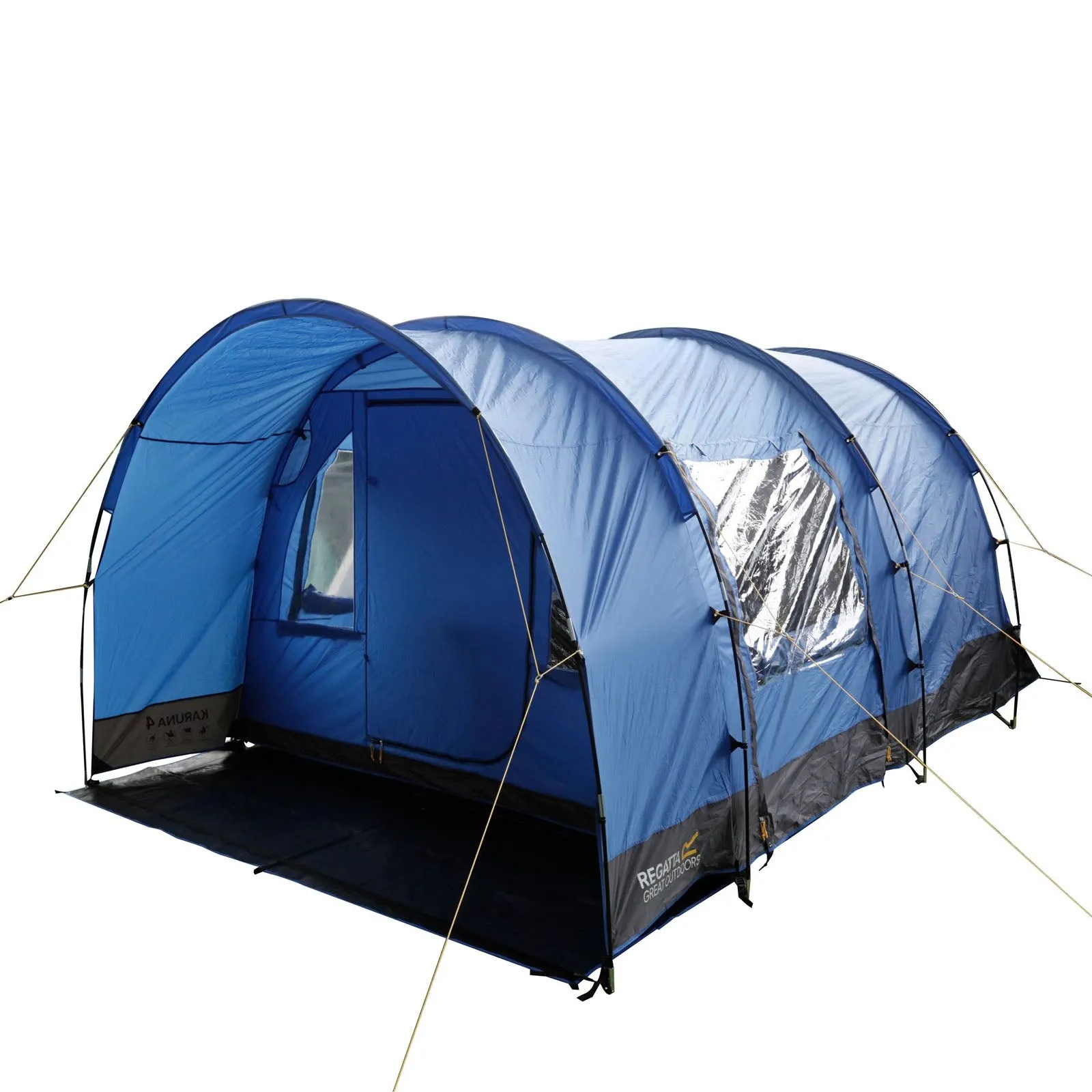 Regatta Karuna 4 Man Waterproof Camping Family Tent - Nautical Blue