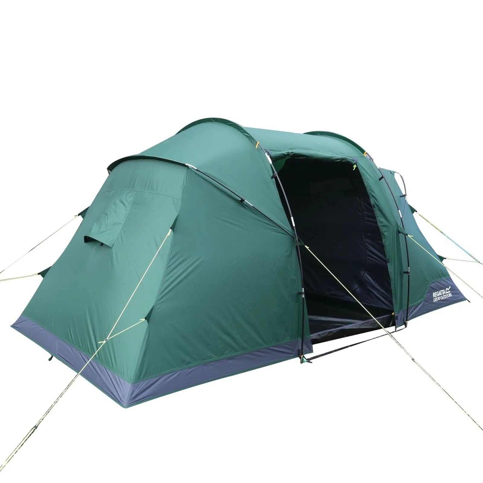 Regatta Kivu 4 Man Vis - a - Vis Caming Tent - Green Patures