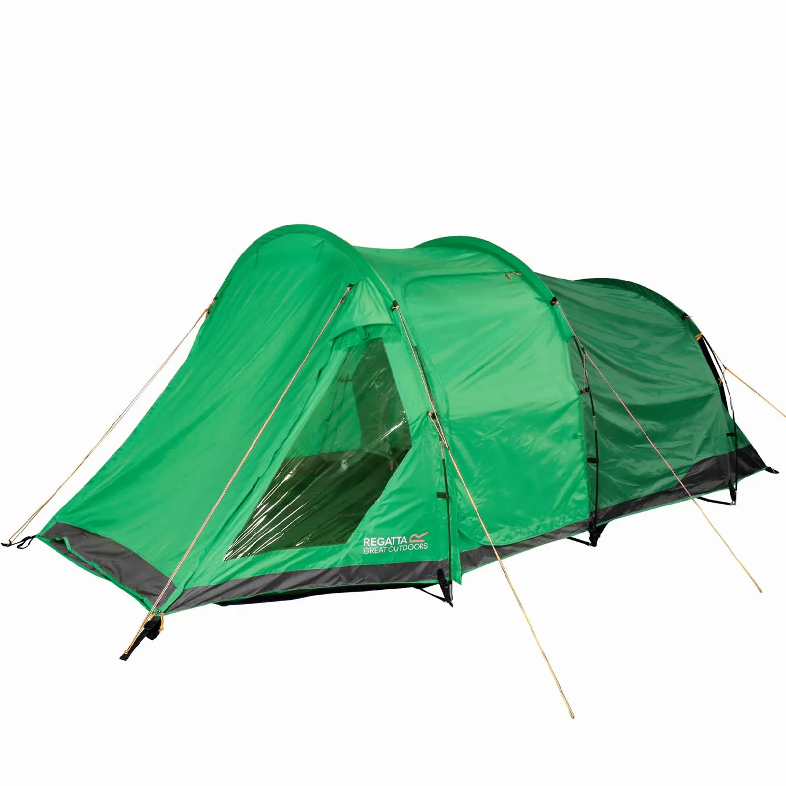 Regatta Vester 4 Man Tunnel Waterproof Camping Tent - Extreme Green