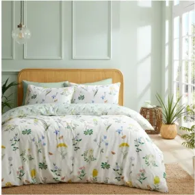 RHS Botanical Cottage Garden Double Duvet Cover Set