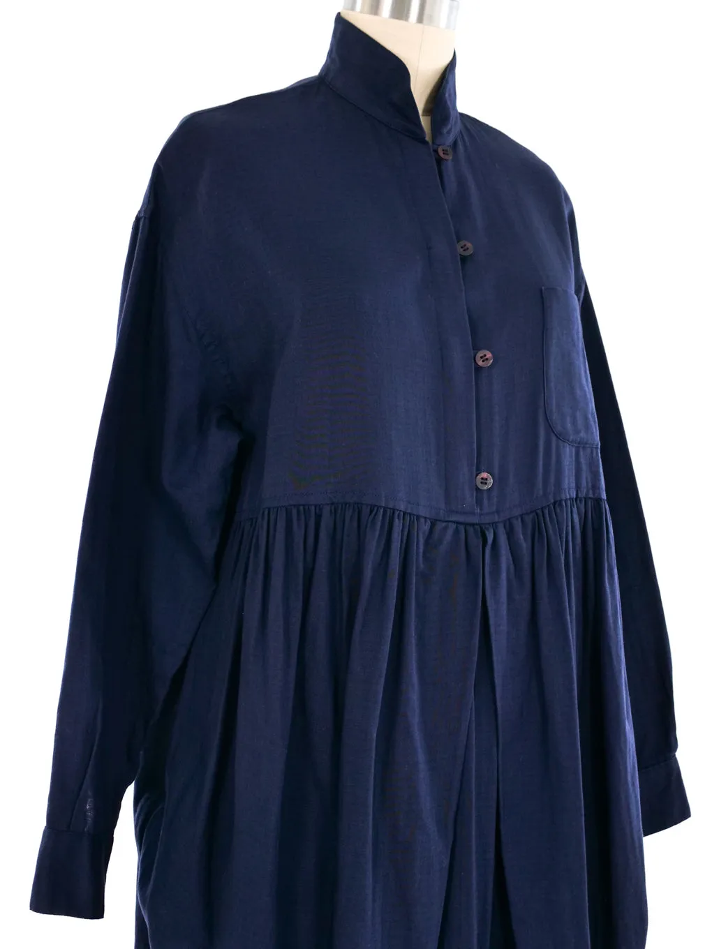 Romeo Gigli Navy Tent Dress