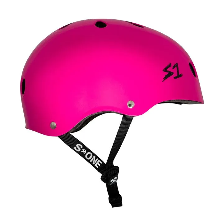 S1 Lifer Helmet Pink Gloss/Black Checkers - Certified