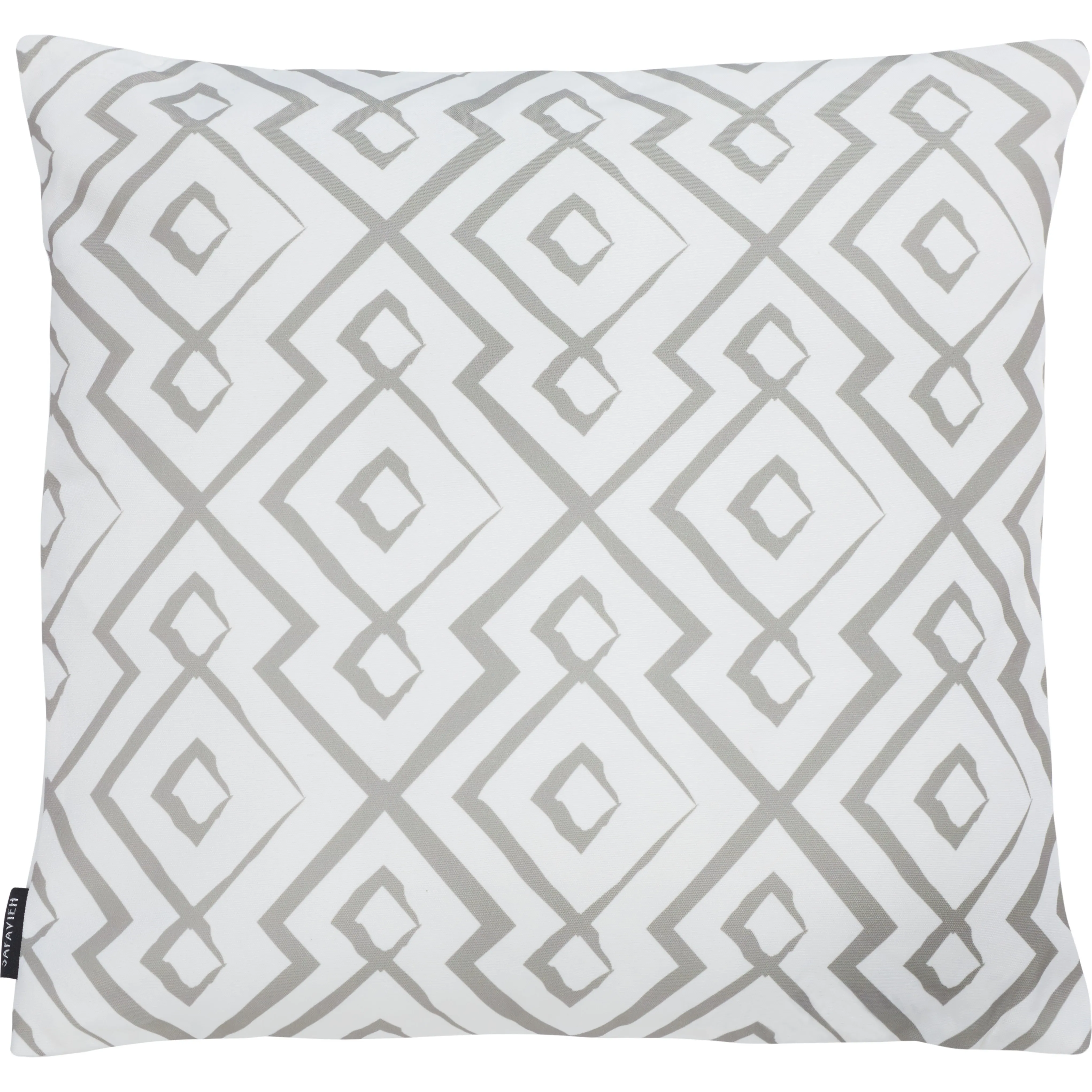 Safavieh Lansana Outdoor Pillow, Grey/White