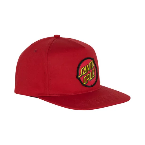 Santa Cruz Skateboards Hat Classic Snapback Burgundy