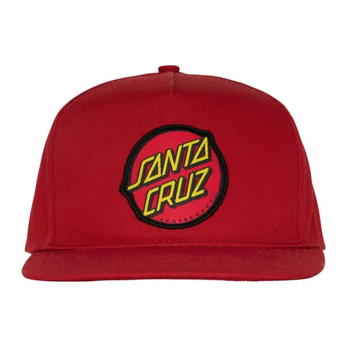 Santa Cruz Skateboards Hat Classic Snapback Burgundy