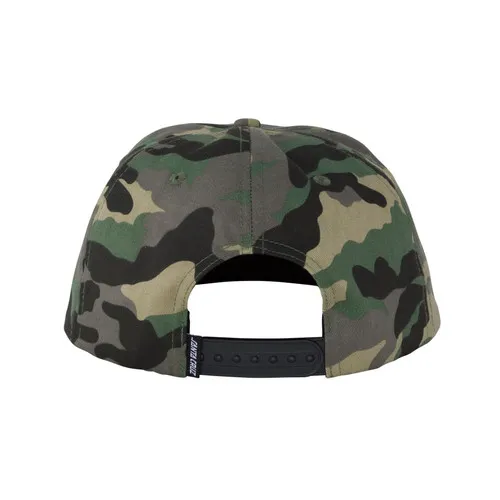 Santa Cruz Skateboards Hat Flamed Not a Dot Snapback Camo