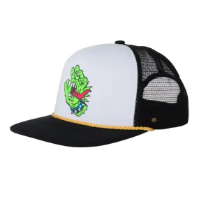 Santa Cruz Skateboards Hat Meek OG Slasher Hand Black/White