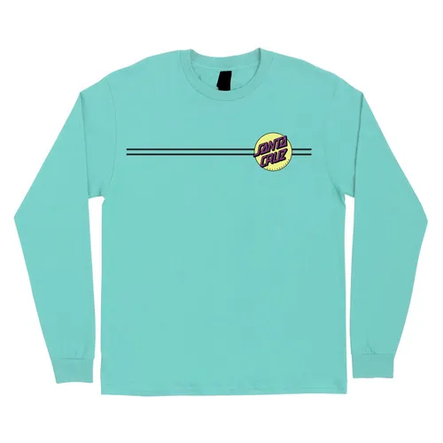 Santa Cruz Skateboards Longsleeve Shirt Other Dot Celadon/Yellow