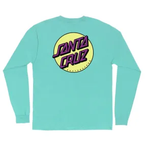 Santa Cruz Skateboards Longsleeve Shirt Other Dot Celadon/Yellow